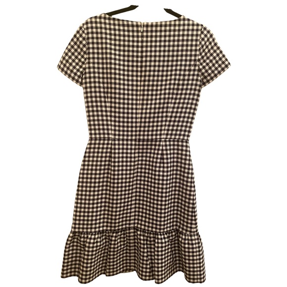 Brooks Brothers, Size 2, Navy Gingham shift dress - Picture 2 of 4